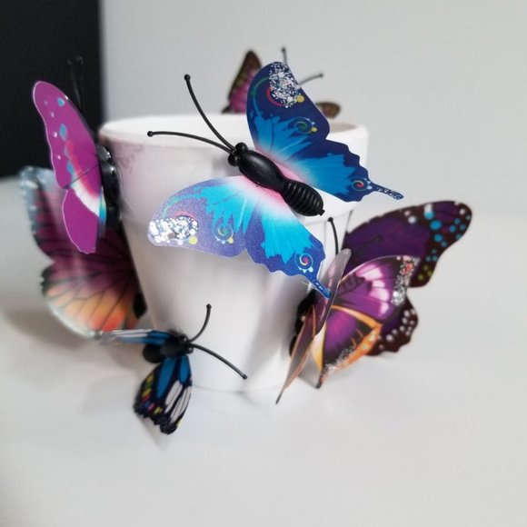 handmade Other - Bling Butterfly flower pot succulent planter